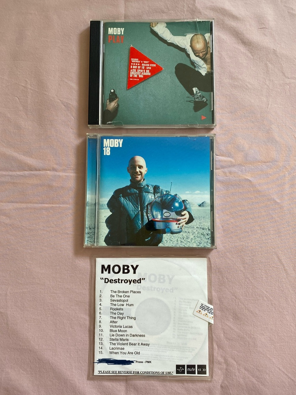 90s/Y2K/2010s - Moby - 3 Compact Discs - 3 CDs